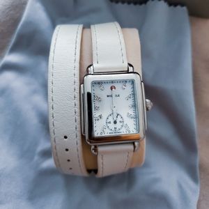 New Never Worn Michele Deco Dial Watch